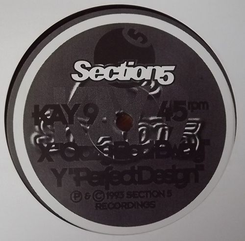 KAY 9 Crazy Bad Bwoy/Perfect Design (Section 5 - UK original) (EX) 12"