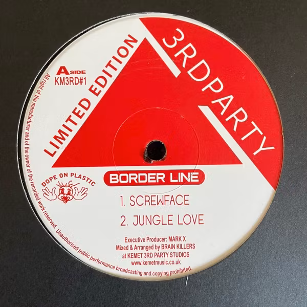 BRAIN KILLERS / FAMILY OF INTELLIGENCE Border Line (3rd Party - UK reissue) (EX) 12"