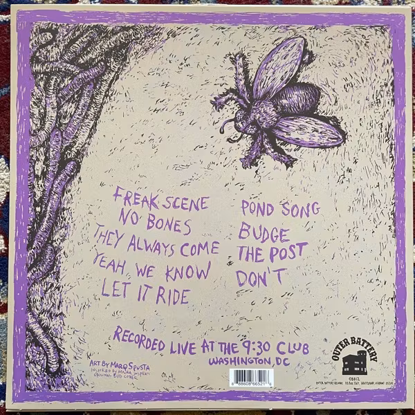 DINOSAUR JR Bug: Live At The 9:30 Club, Washington, DC, June 2011 (Splatter vinyl) (Outer Battery - USA repress) (VG+/NM) LP