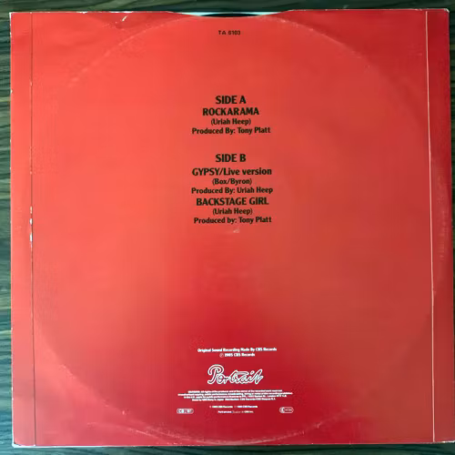 URIAH HEEP Rockarama (Portrait - UK original) (VG/VG+) 12"