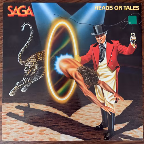 SAGA Heads Or Tales (Bon Aire - Germany reissue) (VG+) LP