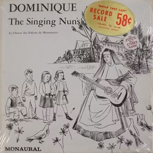 LE CHOEUR DES ENFANTS DE MONTMARTRE Dominique - The Singing Nun's Song (Palace - USA original) (EX/VG+) LP
