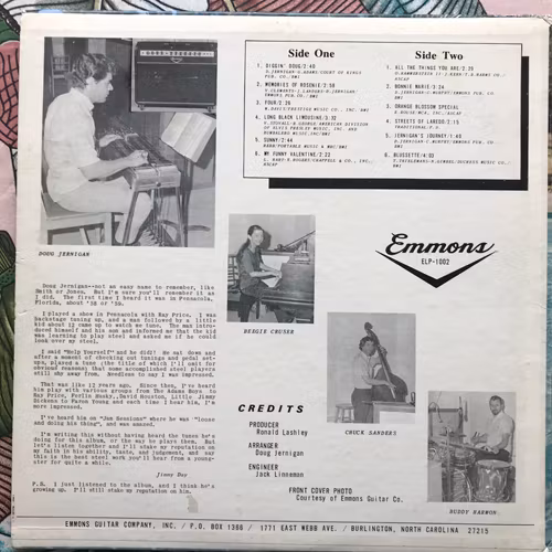 DOUG JERNIGAN Diggin' Doug Jernigan Uptown To Country (Emmons - USA original) (VG) LP