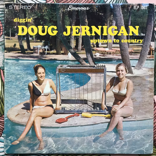 DOUG JERNIGAN Diggin' Doug Jernigan Uptown To Country (Emmons - USA original) (VG) LP