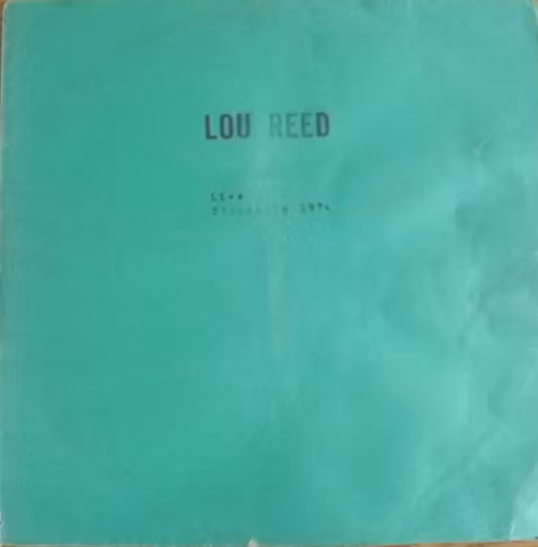 LOU REED Live In Stockholm 1974 (No label - Sweden unofficial release) (F/VG-) LP