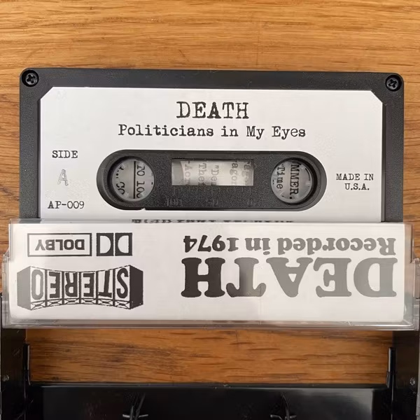 DEATH Politicians In My Eyes / Keep On Knockin' (Acid Punx - USA reissue) (NM) TAPE
