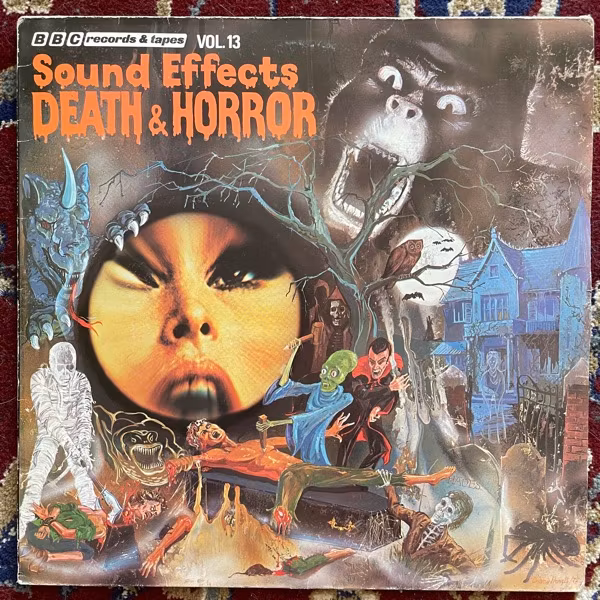 MIKE HARDING Sound Effects No.13 - Death And Horror (BBC - UK repress) (VG) LP