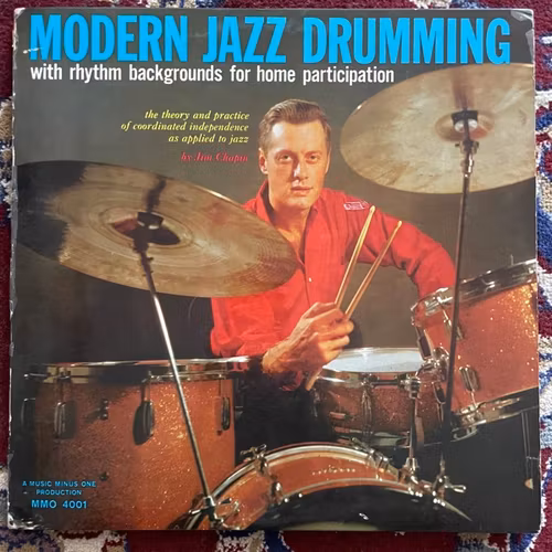 JIM CHAPIN Modern Jazz Drumming (Music Minus One - USA original) (VG-/VG) 2LP