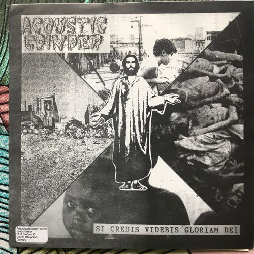 ENTRAILS MASSACRE / ACOUSTIC GRINDER Split (Regurgitated Semen - Germany original) (EX/NM) 7"