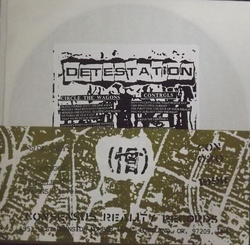 DETESTATION Europa '98 (Consensus Reality - USA original) (EX) 7"