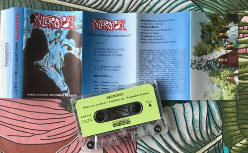 NECROPSY When Desire Becomes Reality (Anaconda - Spain original) (EX) TAPE
