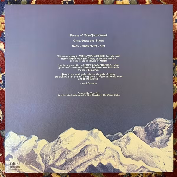 BONG Mana-Yood-Sushai (Ritual - UK original) (EX) LP