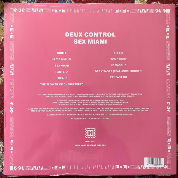 DEUX CONTROL Sex Miami (Höga Nord - Sweden original) (SS) LP