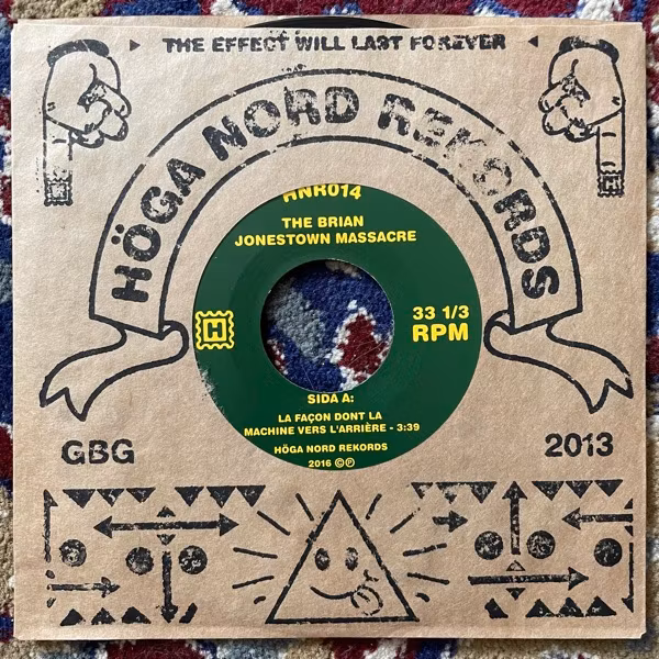 BRIAN JONESTOWN MASSACRE, the La Façon Dont La Machine Vers L'Arrière (Höga Nord - Sweden original) (EX) 7"