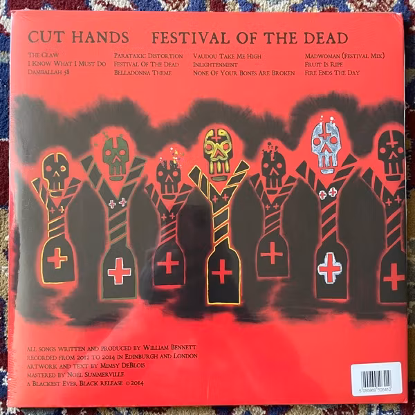 CUT HANDS Festival Of The Dead (Blackest Ever Black - UK original) (SS) 2LP