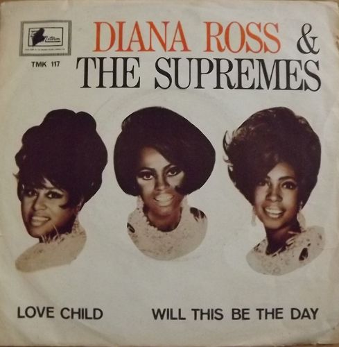 SUPREMES, the Love Child (Tamla Motown - Sweden original) (VG-/VG) 7"