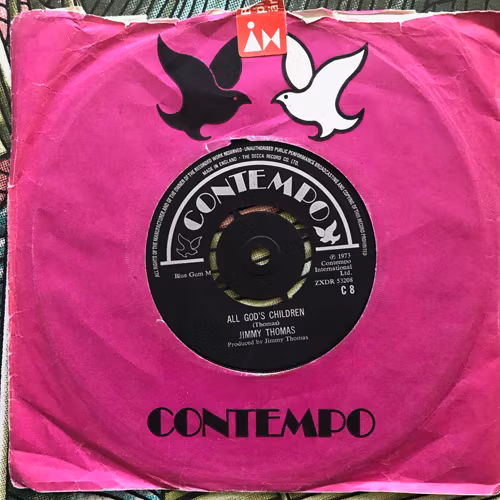 JIMMY THOMAS All God's Children (Contempo - UK original) (G/VG) 7"
