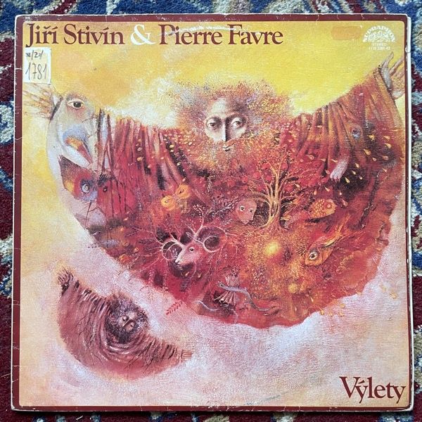 JIRÍ STIVÍN & PIERRE FAVRE Výlety = Excursions (Supraphon -  Czechoslovakia 1982 repress) (VG-/VG) 2LP