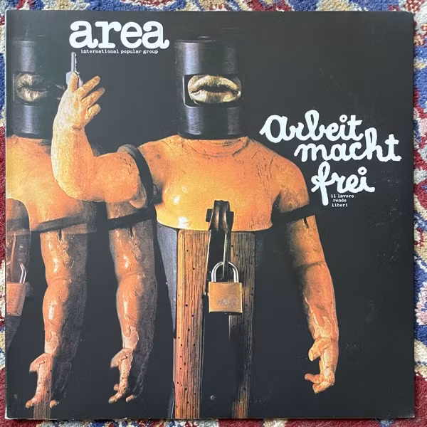 AREA Arbeit Macht Frei (Il Lavoro Rende Liberi) (Get Back - Italy reissue) (VG+/EX) LP