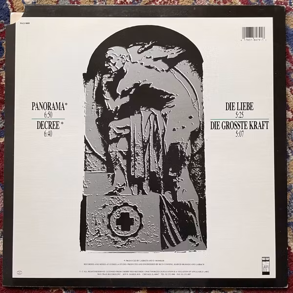 LAIBACH Panorama / Die Liebe (Wax Trax! - USA original) (VG+/EX) 12"