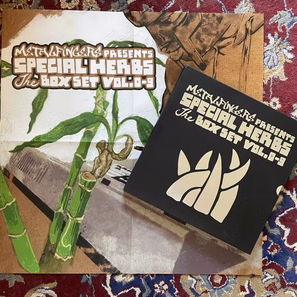 METAL FINGERS / MF DOOM Presents Special Herbs The Box Set Vol. 0-9 (Nature Sounds - USA original) (EX) 10xLP+7"