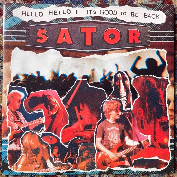 SATOR Hello Hello! It's Good To Be Back (Signed) (Radium 226.05 - Sweden original) (EX) 7"