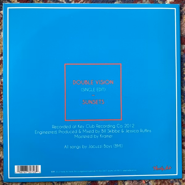 JACUZZI BOYS Double Vision (Hardly Art - USA original) (EX) 7"