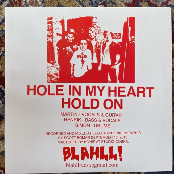 MARTIN SAVAGE GANG From Martin Savage Gang in Memphis (Red vinyl) (Blahll! - USA original) (NM) 7"