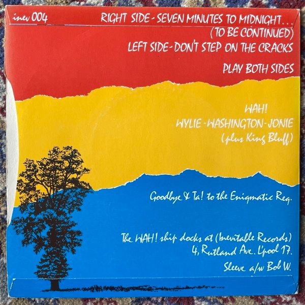 WAH! HEAT Seven Minutes To Midnight (Inevitable - UK original) (VG) 7"