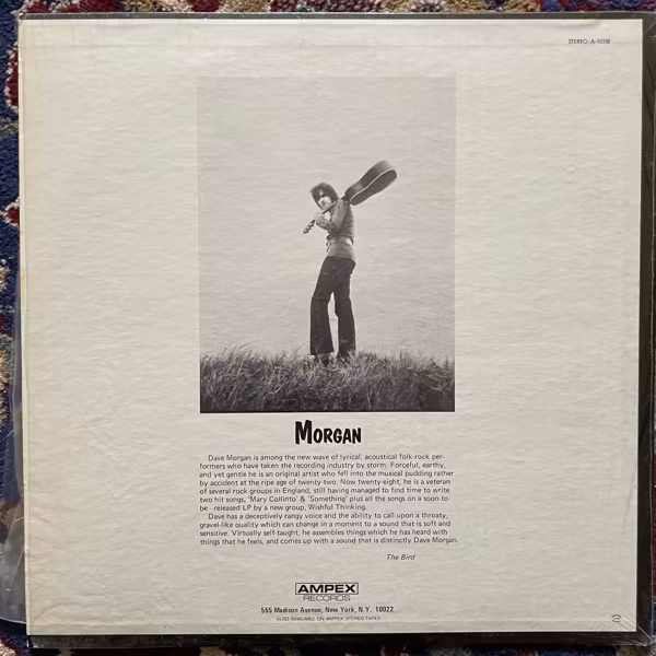 DAVE MORGAN Morgan (Ampex - USA original) (EX/VG) LP