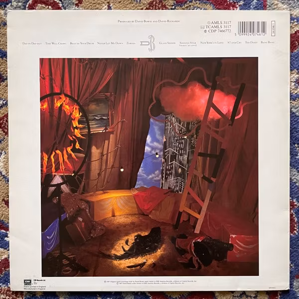 DAVID BOWIE Never Let Me Down (EMI - UK original) (VG+/VG) LP