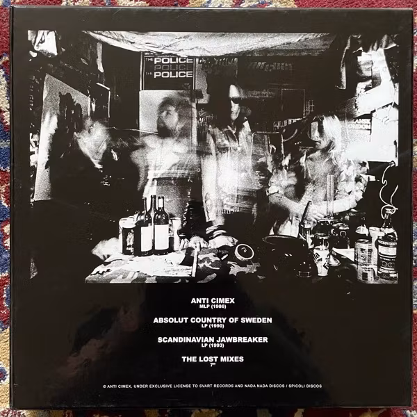 ANTI CIMEX Swedish Hardcore 1986 - 1993 (Svart - Finland original) (NM) 3LP+7" BOX