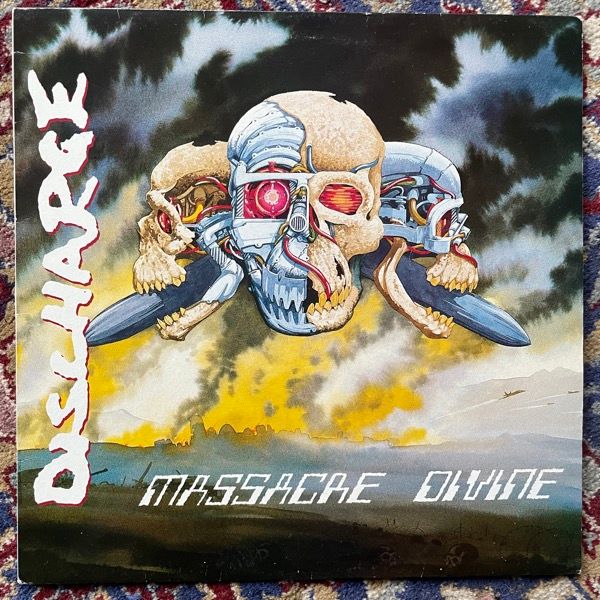 DISCHARGE Massacre Divine (Clay - UK original) (VG+/VG) LP