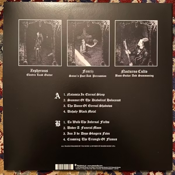 DARKTHRONE Under A Funeral Moon (Peaceville - UK reissue) (NM) LP