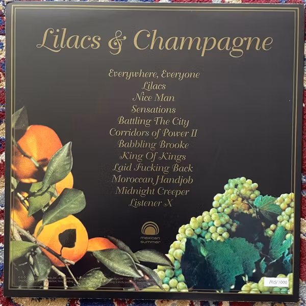 LILACS & CHAMPAGNE Lilacs & Champagne (Mexican Summer - USA original) (EX) LP