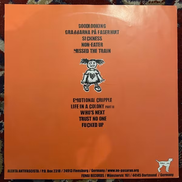 BURNING KITCHEN Damn You If You Do Damn You If You Don't (Alerta Antifascista - Germany repress) (VG+) 10"