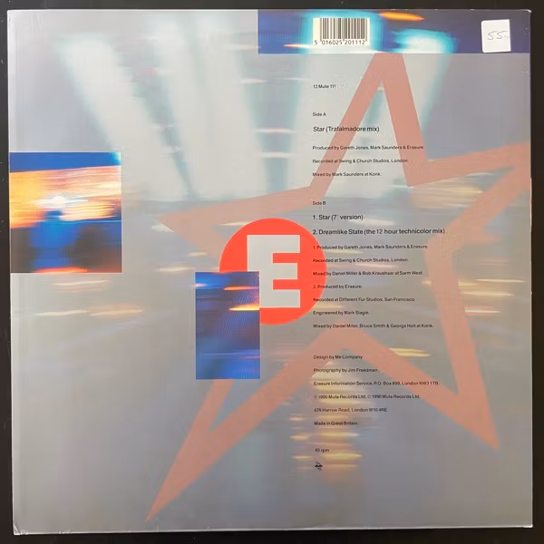 ERASURE Star (Mute - UK original) (VG+) 12"