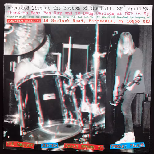 SCREAMING BLOODY MARYS Live At The Bottom Of The Hill (Puncrock - USA original) (EX) 7"