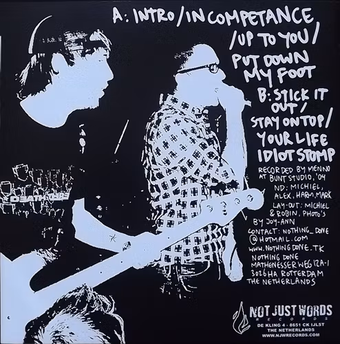 NOTHING DONE Idiot Stomp E.P. (Not Just Words - Holland original) (EX) 7"