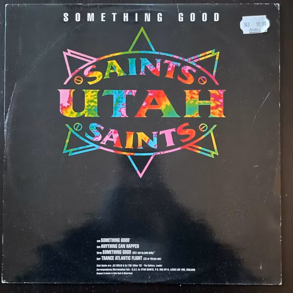 UTAH SAINTS Something Good (FFRR - Europe original) (VG+) 12"