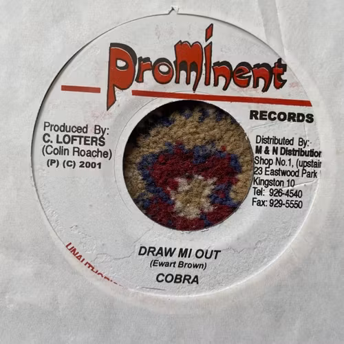 MAD COBRA Draw Mi Out (Prominent - Jamaica original) (VG) 7"