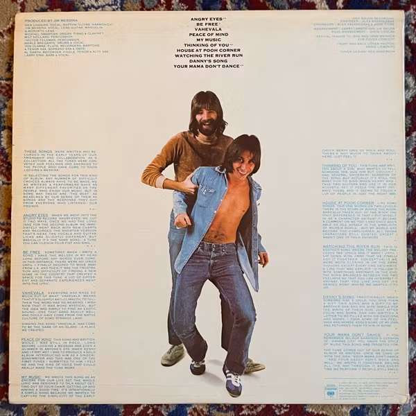 LOGGINS AND MESSINA The Best Of Friends (Columbia - USA original) (VG+) LP