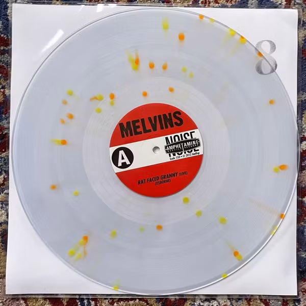 MELVINS / FUCKED UP Sugar Daddy Live Split Series (Splatter vinyl) (Amphetamine Reptile - USA original) (EX) 12"