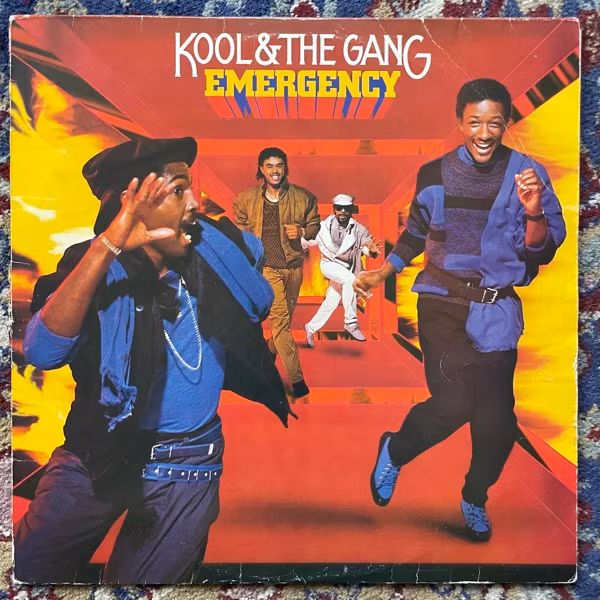 KOOL & THE GANG Emergency (De-Lite - Scandinavia original) (VG-) LP