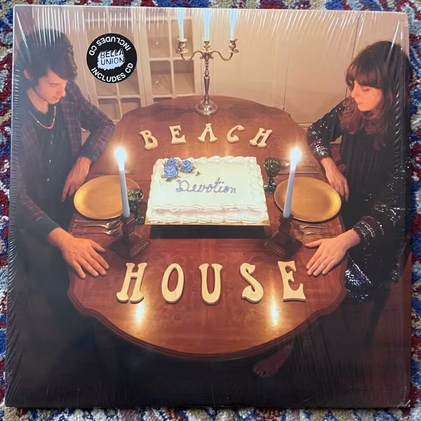BEACH HOUSE Devotion (Blue vinyl) (Bella Union - UK 2012 reissue) (EX) 2LP+CD