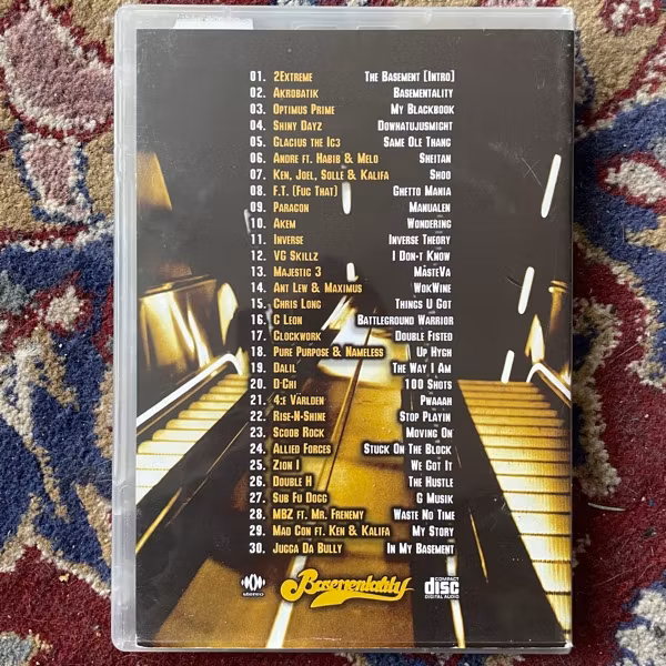 VARIOUS The Basement Mixtape (Basementality - Sweden original) (VG+) CD