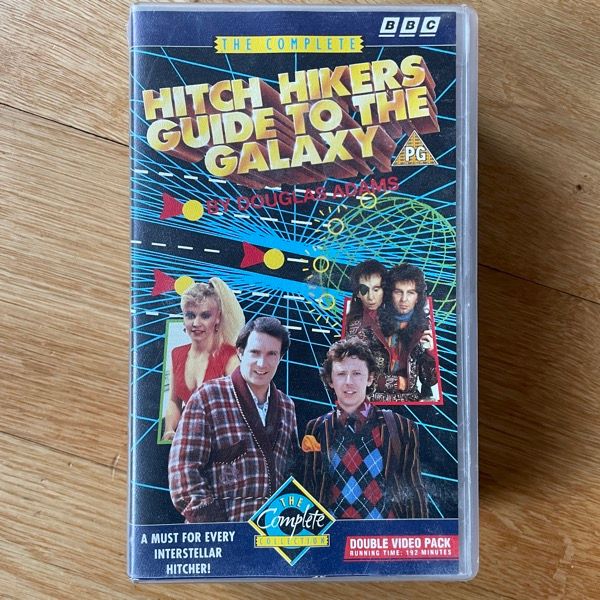 HITCHHIKERS GUIDE TO THE GALAXY (BBC - UK original) (VG+) 2xVHS