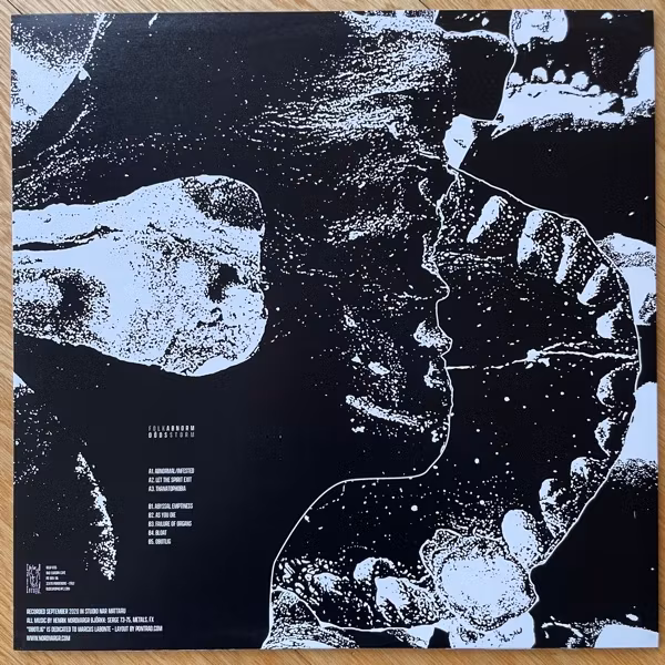 FOLKSTORM Dödsabnorm (Blue vinyl) (Old Europa Cafe - Italy original) (NM) LP