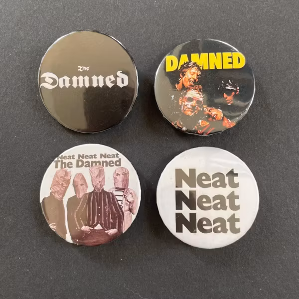 DAMNED, the Set of four BADGE