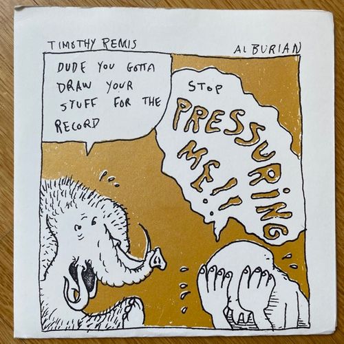TIMOTHY REMIS / AL BURIAN Hey Let's Do A Split Seven Inch... (I Love Drugs - USA original) (VG+/EX) 7"